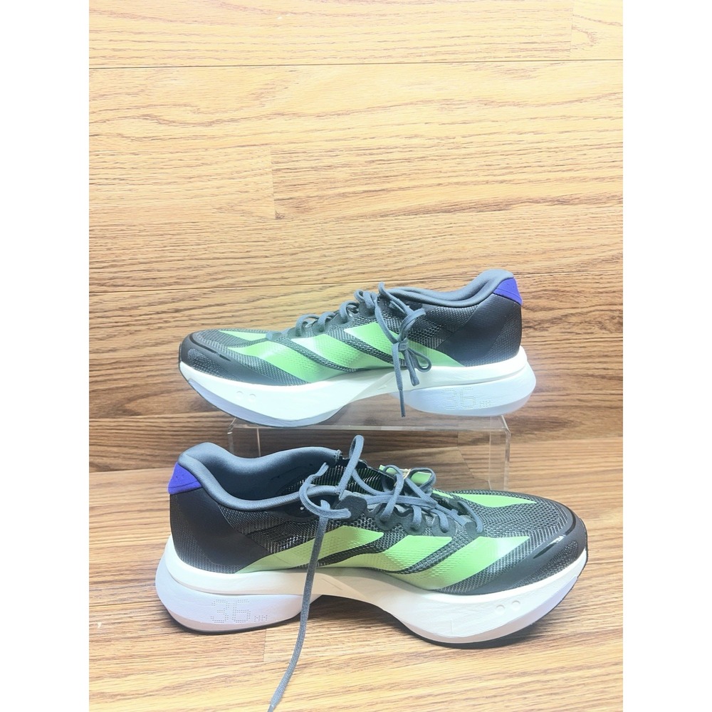 Size 10.5 - adidas Adizero Boston 13 'Black Lime Burst' JQ1670 (Brand New) - Picture 5 of 7